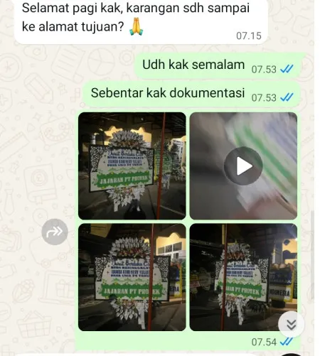 Pengiriman Papan Bunga Selamat Sukaratu Cilebar